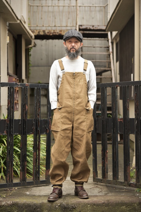 フリーホイーラーズ DECK BIB OVERALLS 34 ワークパンツ/カーゴパンツ